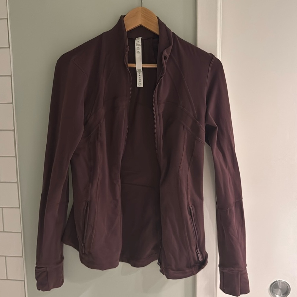 LULULEMON sz 8 New Edition DEFINE Jacket ARCTIC PLUM Burgundy Zinfandel
